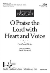 O Praise the Lord with Heart and Voice SSA choral sheet music cover